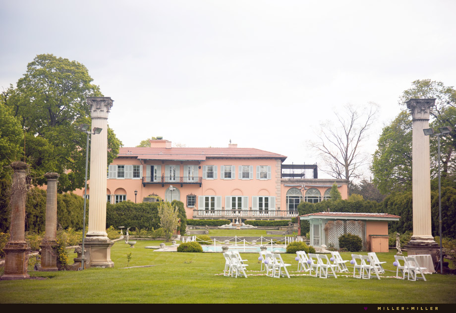cuneo mansion outdoor ceremony