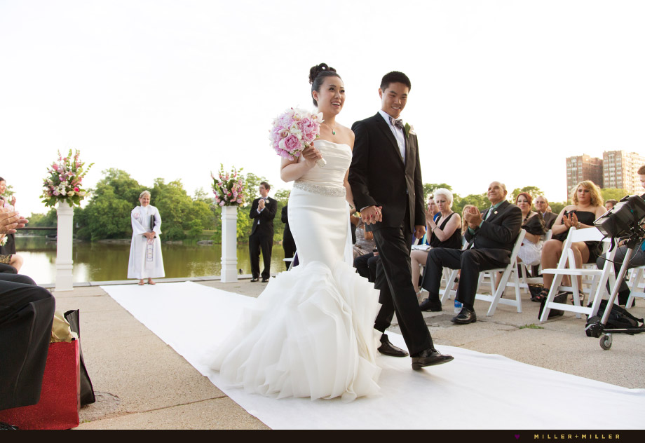promontory point outdoor ceremony photography