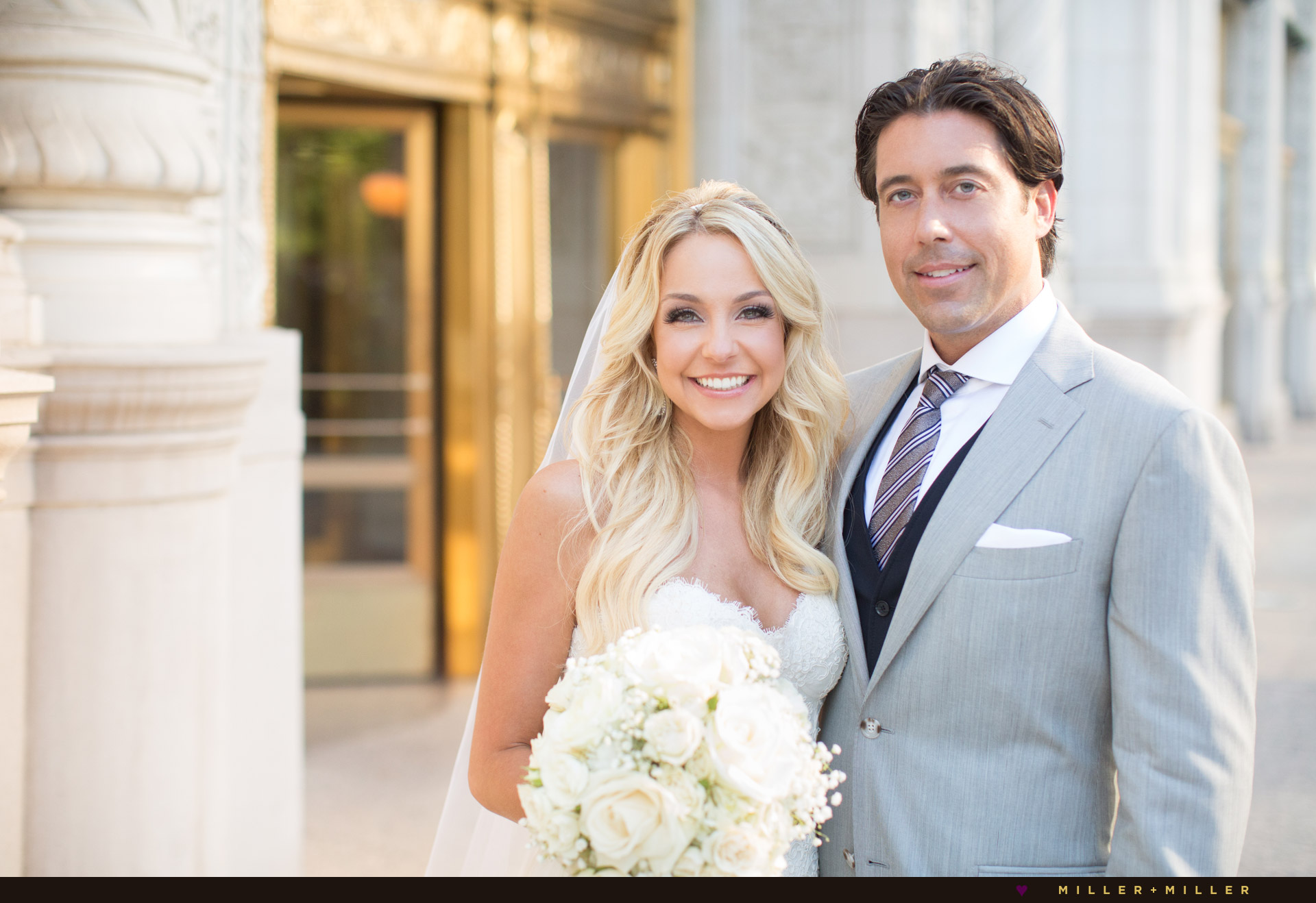 wrigley tribune building wedding photos