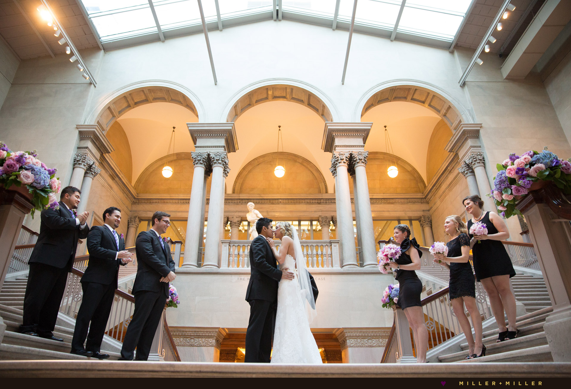 art-institute-chicago-wedding-womens-board-grand-staircase
