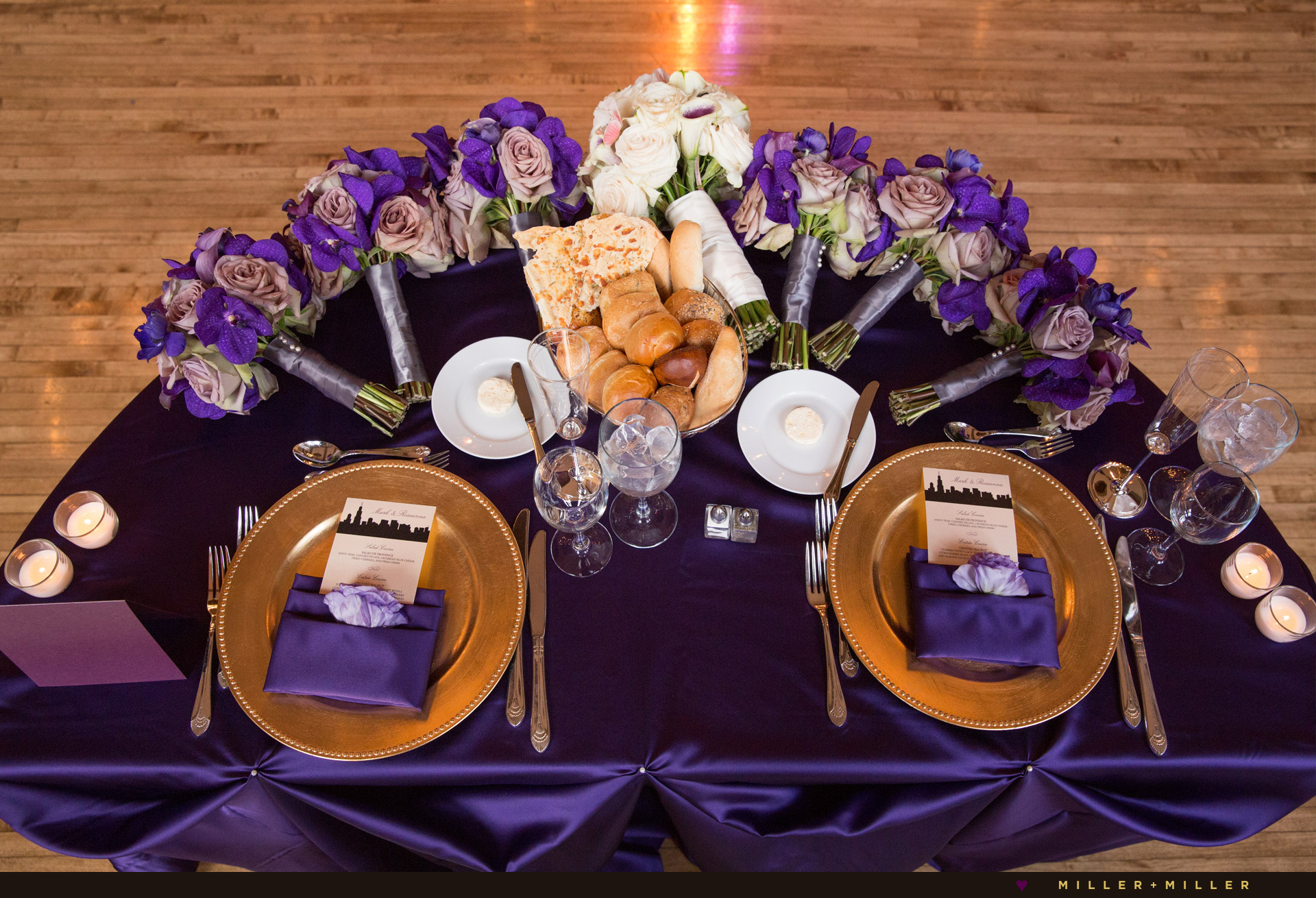 purple-sweetheart-table